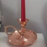 Price and Buy Pair of Handcrafted Elegant and Vintage Style copper candlesticks, nano-coated