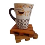 Price and Buy Pallet Coaster for Drinks – Unique Wood Coasters for Coffee & Tea Cups (Pack of 6) - Image 6