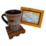 Price and Buy Pallet Coaster for Drinks – Unique Wood Coasters for Coffee & Tea Cups (Pack of 6) - Image 7