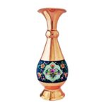 Price and Buy Pardaz Decorative Copper Vase – Unique Handcrafted with Persian Minakari Enamel