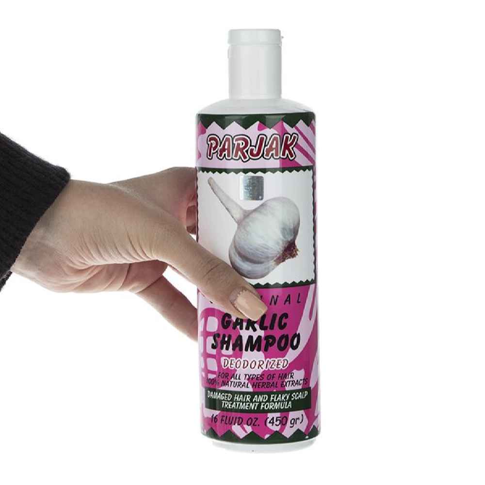 Price and Buy Parjak Garlic Shampoo for All Hair Types – Strengthens & Promotes Growth (Pack of 4) - Image 3