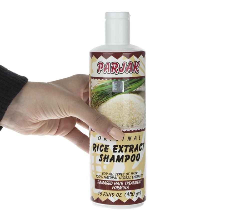 Price and Buy Parjak Rice Extract Shampoo for All Hair Types – Nourishing & Gentle Care (Pack of 4) - Image 3