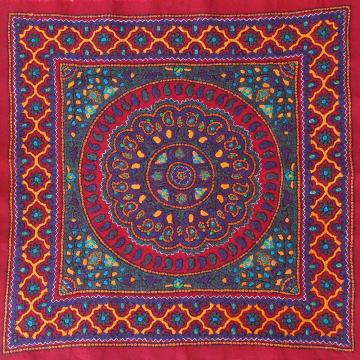 Price and Buy Pateh Kerman’s Elegance Handcrafted Tablecloth Bazoobandi