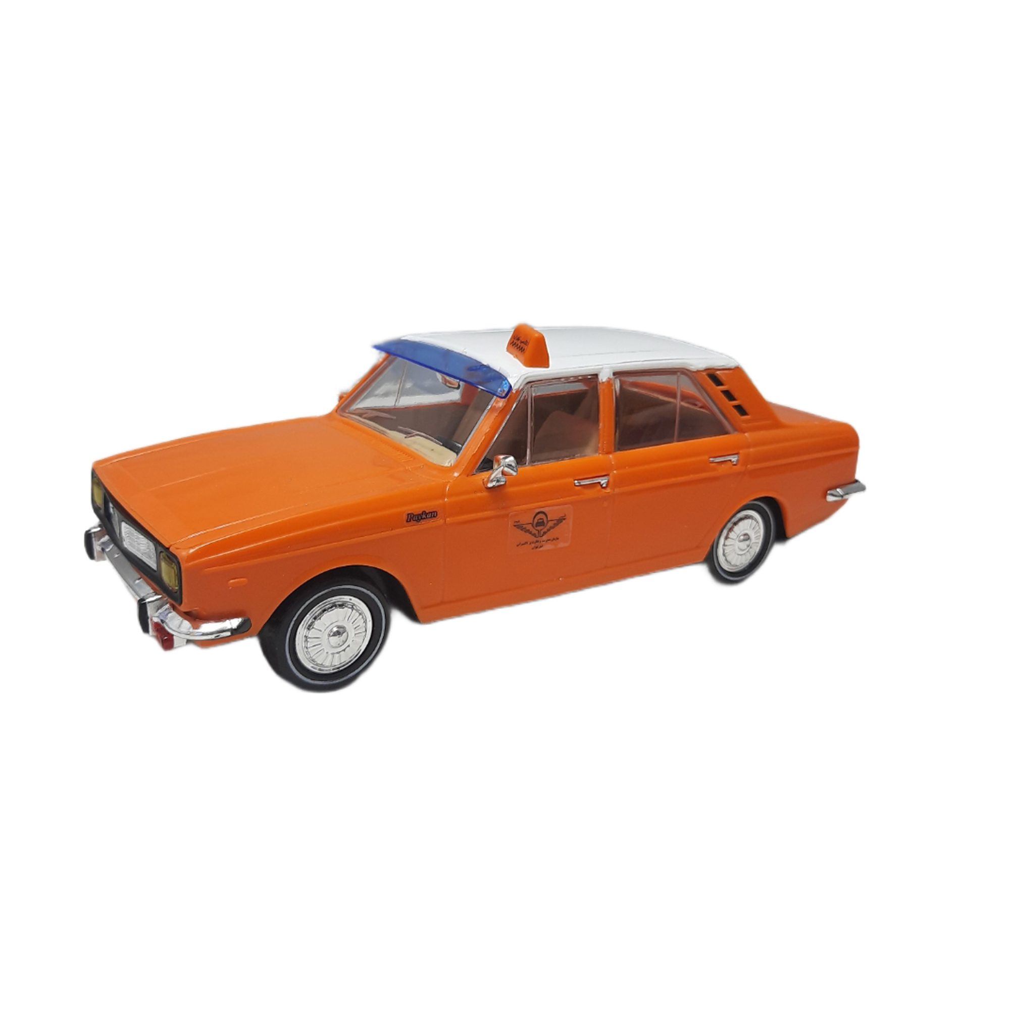 Price and Buy Paykan Javanan Iconic Iranian Toy Car Taxi Model in Orange – 1966 Hillman Hunter - Image 4