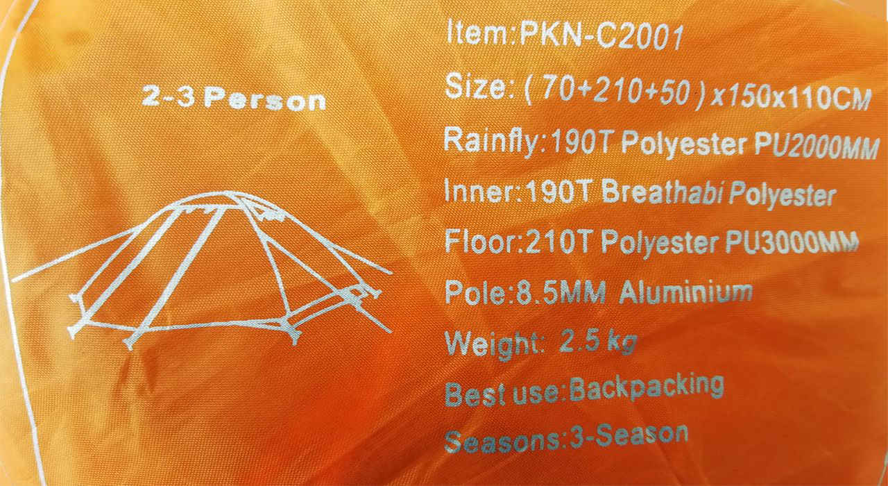 Price and Buy Pekynew Camping Tent for 2-3 Person for Backpacking & Waterproof - Image 3