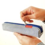 Price and Buy Pencil Pouch Striped Design with Zipper Small Size - Image 6
