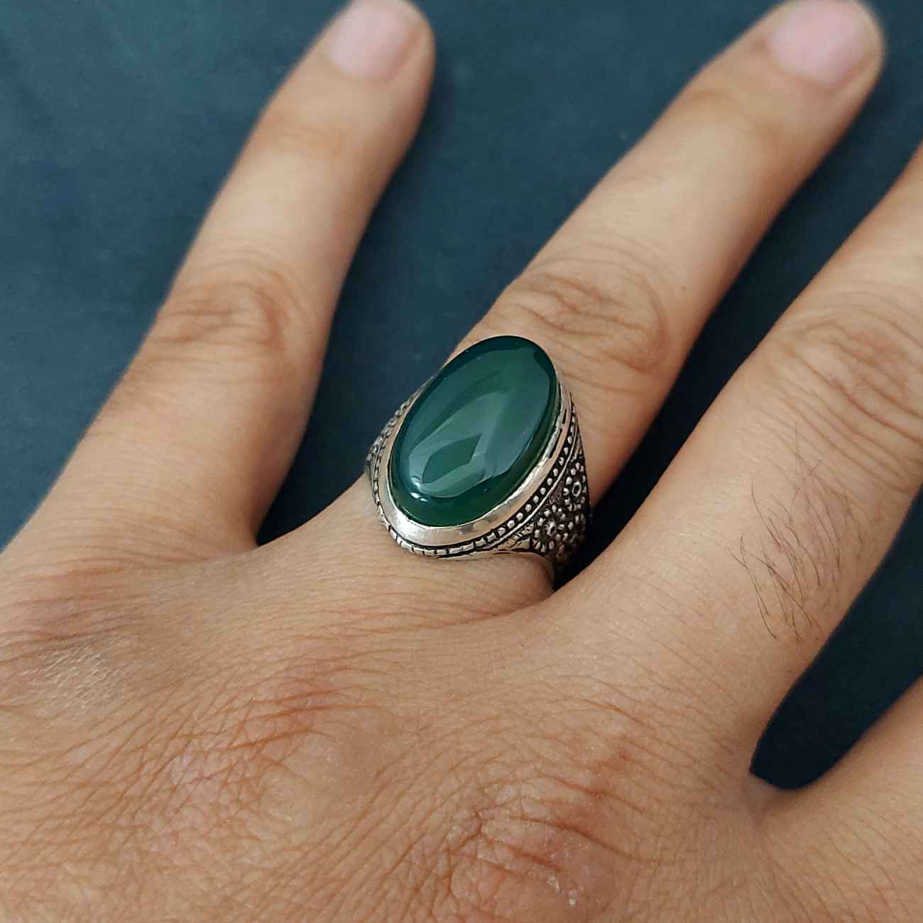 Price and Buy Persian Agate Ring for Men Chic & Luxe - Image 7