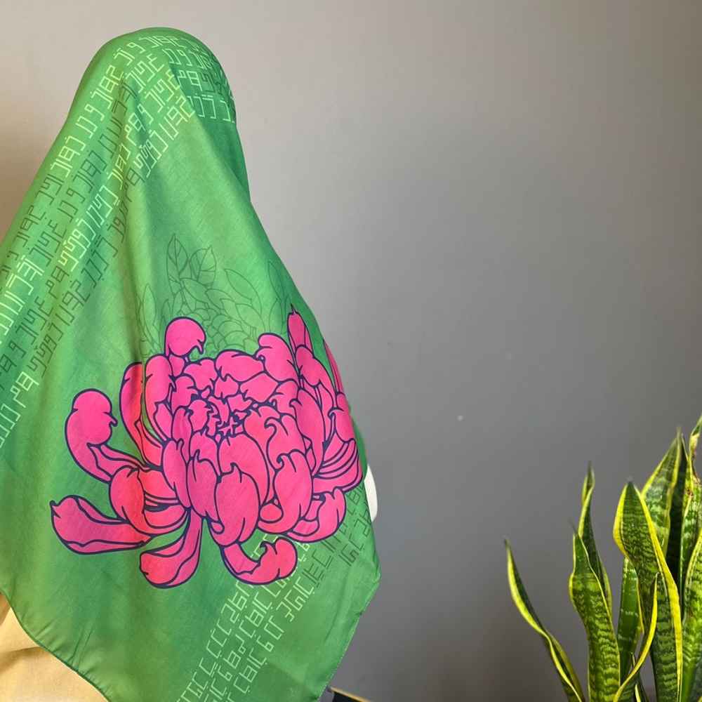 Price and Buy Persian Artistic Print Scarf for Women – Luxe and Vibrant Javdan Design - Image 3
