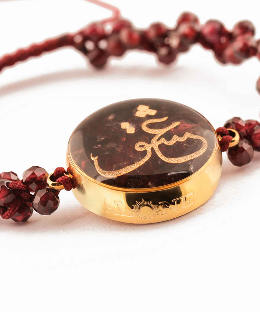 Price and Buy Persian Beaded Bracelet for Women – Maroon Love - Image 3