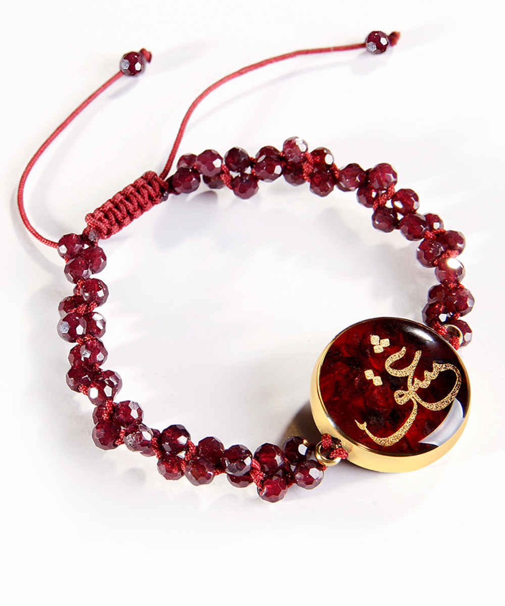 Price and Buy Persian Beaded Bracelet for Women – Maroon Love - Image 5