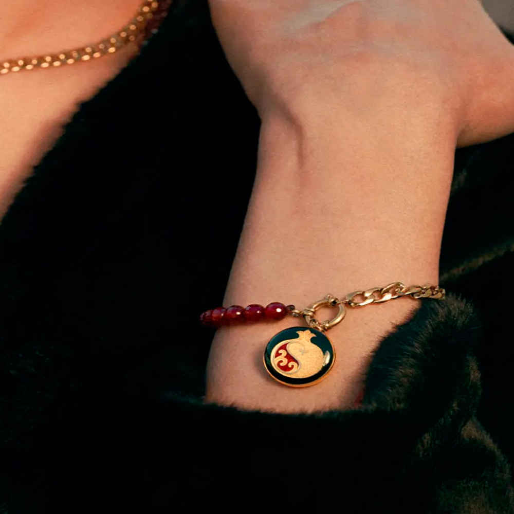 Price and Buy Persian Beaded Bracelet for Women – Yalda Design - Image 3