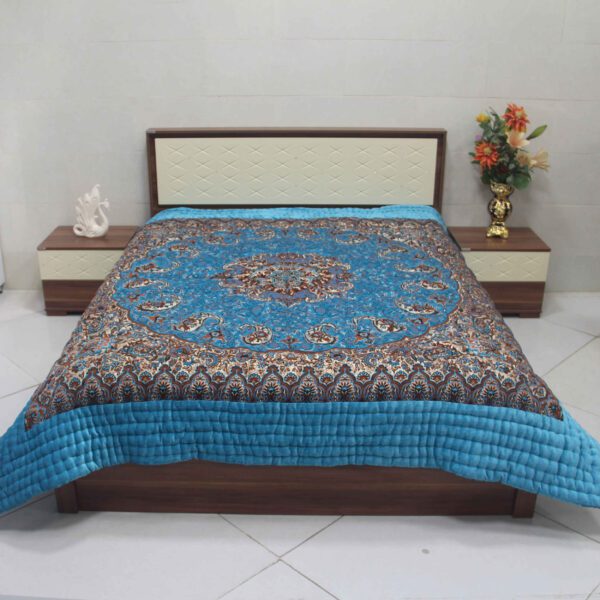 Price and Buy Persian Bedspread Set – Oriental Style Double Size with Termeh Fabric – Blue Kaveh_68fdfc0e1e5d6.jpeg Price and Buy Persian Bedspread Set – Oriental Style Double Size with Termeh Fabric – Blue Kaveh