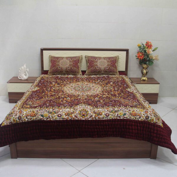 Price and Buy Persian Bedspread Set – Oriental Style Double Size with Termeh Fabric – Nazafarin_68fdfc0028c3f.jpeg Price and Buy Persian Bedspread Set – Oriental Style Double Size with Termeh Fabric – Nazafarin