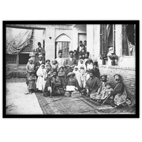 Price and Buy Persian Black and White PVC Print with Frame – Ghajarieh Wall Art_68fdb5cd4e958.jpeg Price and Buy Persian Black and White PVC Print with Frame – Ghajarieh Wall Art