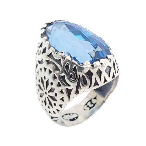 Price and Buy Persian Blue Topaz Silver Ring for Men Shams_68fc8936c346e.jpeg Price and Buy Persian Blue Topaz Silver Ring for Men Shams