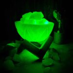 Price and Buy Persian Bowl Salt Lamp – Natural Rock Salt Chunks & Wooden Base - Image 5
