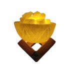 Price and Buy Persian Bowl Salt Lamp – Natural Rock Salt Chunks & Wooden Base - Image 9