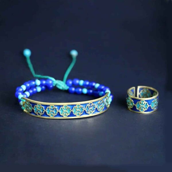 Price and Buy Persian Brass Bracelet & Ring Set Model Eslimi_68fdd8edbf150.jpeg Price and Buy Persian Brass Bracelet & Ring Set Model Eslimi