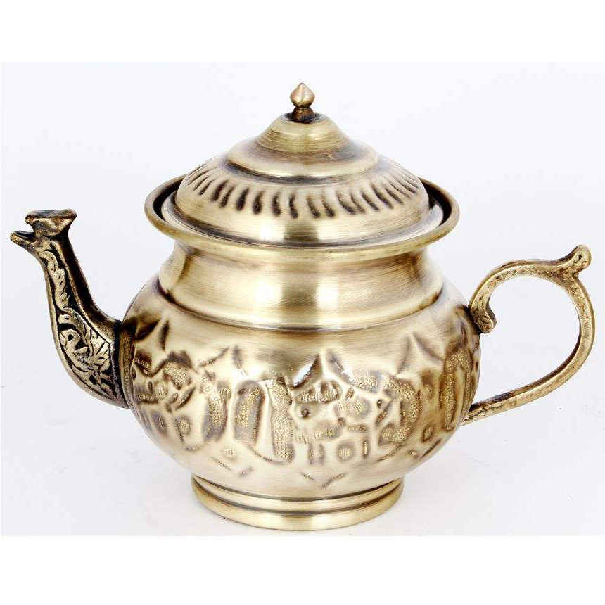 Price and Buy Persian Brass Gas Samovar Traditional Design Tea Maker Achaemenes Motifs 8-Liter - Image 4