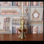 Price and Buy Persian Brass Kerosene Oil Lamp with Shah Abbasi Design for Your Home Decor - Image 4