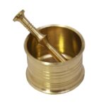 Price and Buy Persian Brass Mortar & Pestle for Grinding & Pounding Spices Model Adel