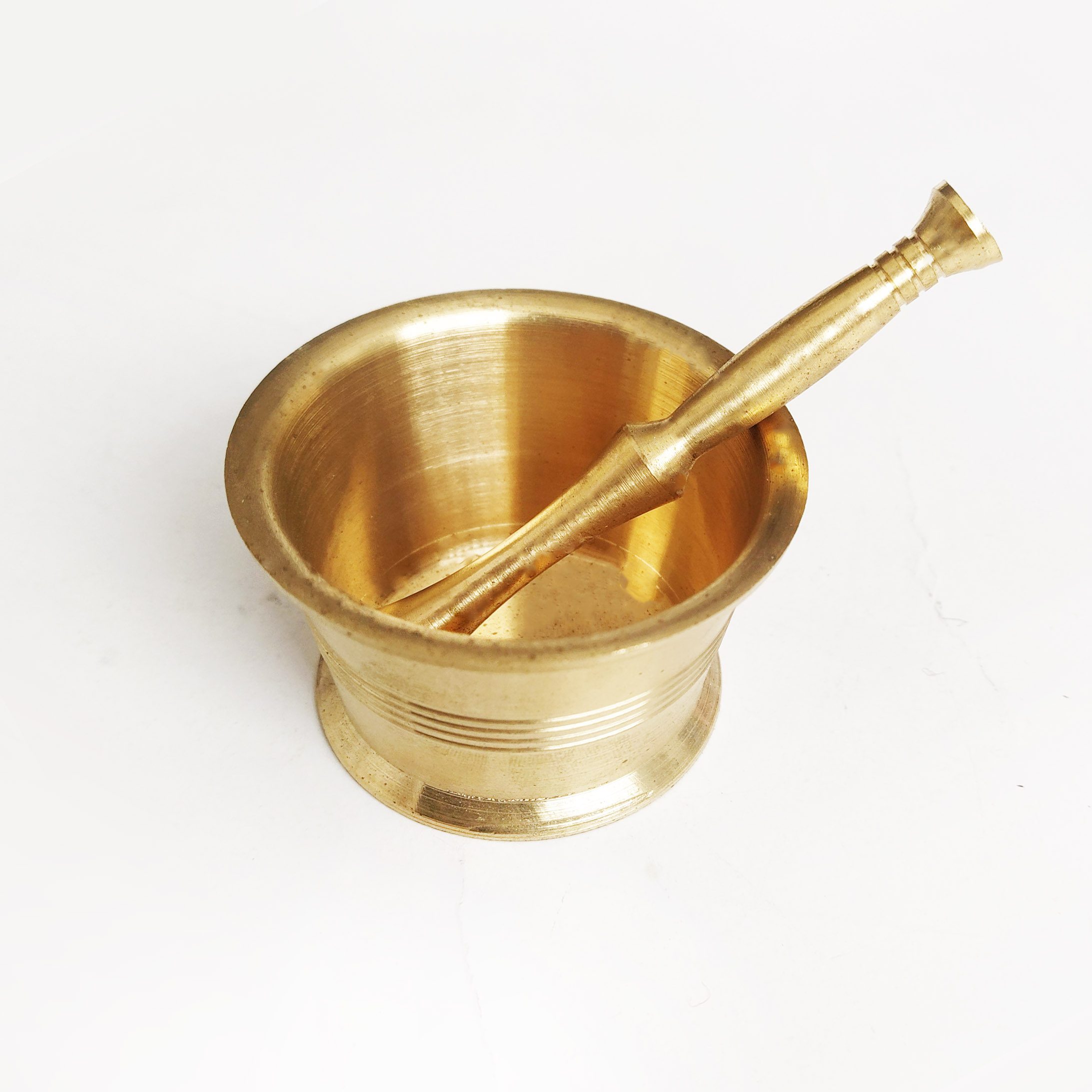 Price and Buy Persian Brass Mortar & Pestle for Grinding & Pounding Spices Model Anushirvan - Image 3