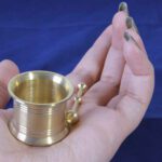 Price and Buy Persian Brass Mortar & Pestle for Grinding & Pounding Spices - Image 3