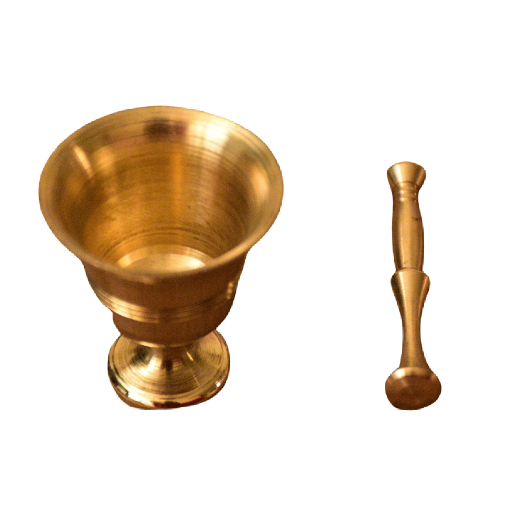 Price and Buy Persian Brass Mortar & Pestle Set for Your Kitchen - Image 3