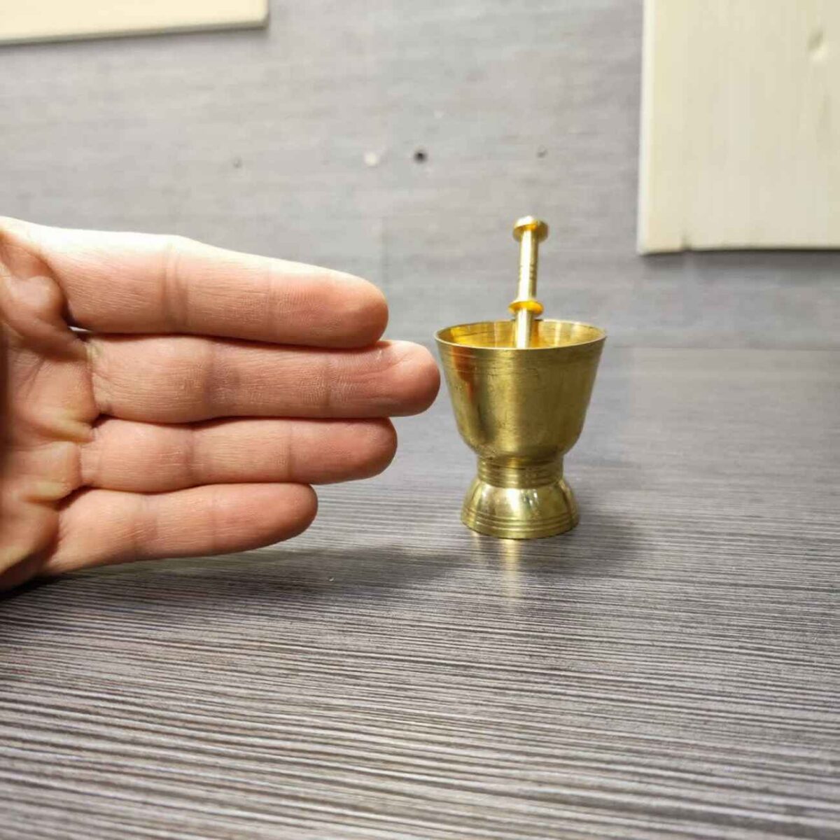 Price and Buy Persian Brass Mortar & Pestle Traditional Model Hoda - Image 5