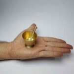 Price and Buy Persian Brass Mortar & Pestle with Stand – Functional Spice Grinder for Your Kitchen - Image 3