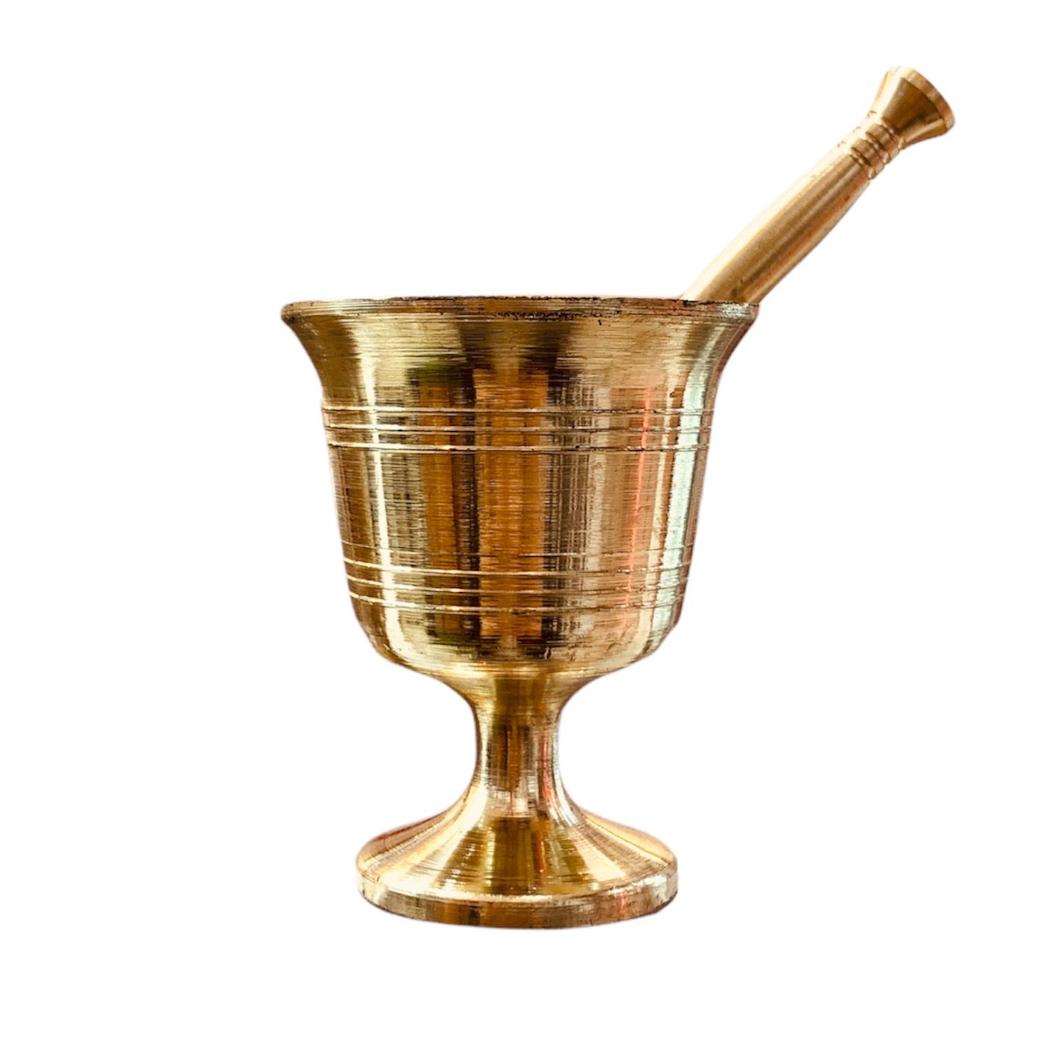 Price and Buy Persian Brass Mortar & Pestle with Stand, Saffron Grinder Model_6901241adbd77.jpeg Price and Buy Persian Brass Mortar & Pestle with Stand, Saffron Grinder Model - Image 1