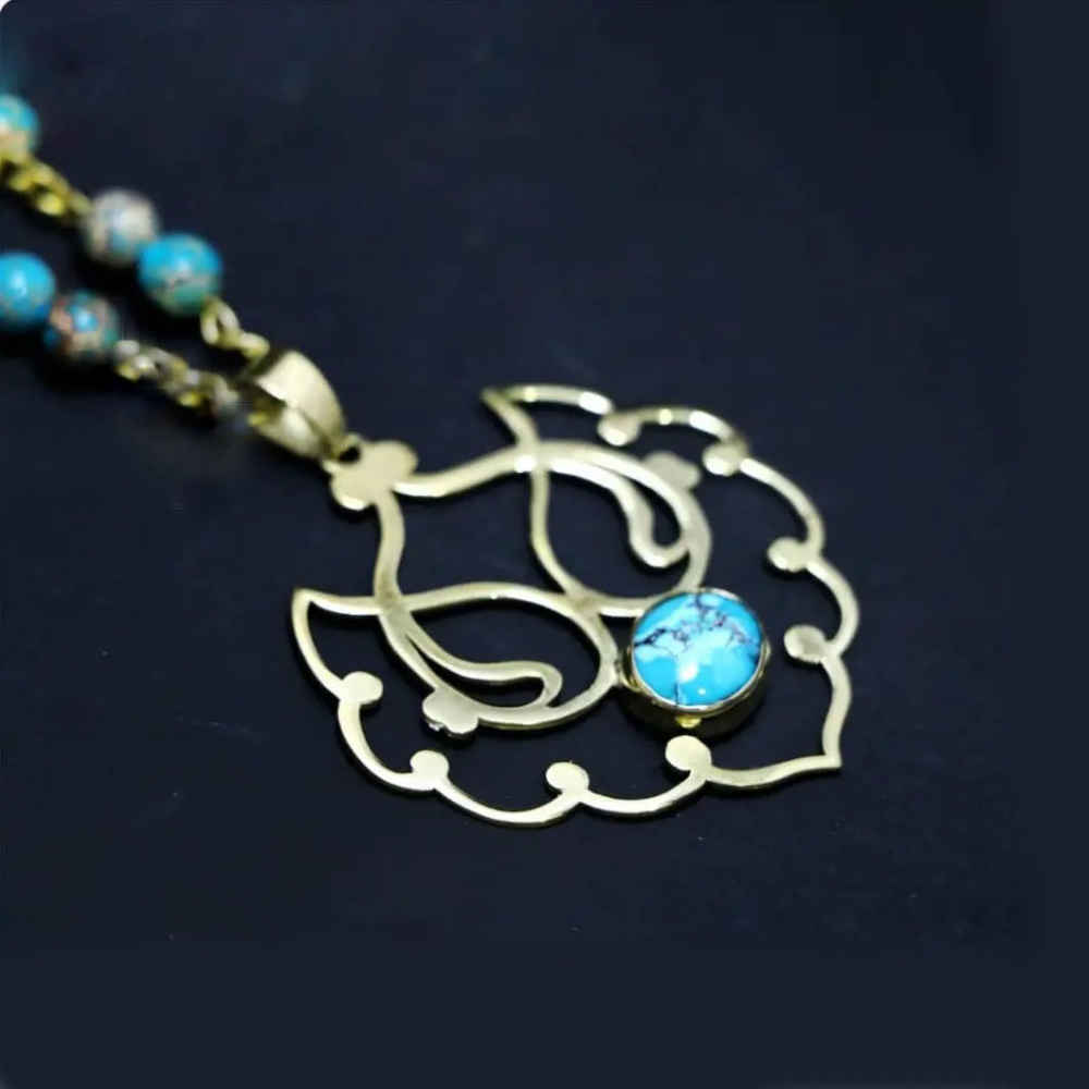 Price and Buy Persian Brass Necklace Artistic Model Fereshteh
