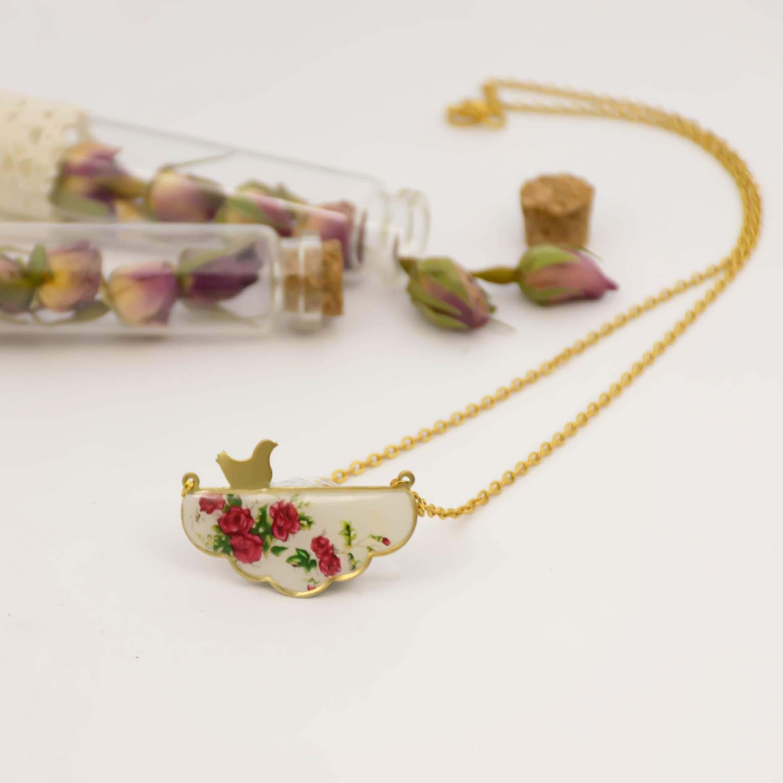 Price and Buy Persian Brass Necklace Minimalist Morghe Amin Mahdokht - Image 3