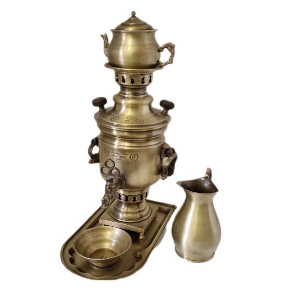 Price and Buy Persian Brass Samovar Decorative Charcoal Tea Maker 1-Liter_68fe071594ea2.jpeg Price and Buy Persian Brass Samovar Decorative Charcoal Tea Maker 1-Liter