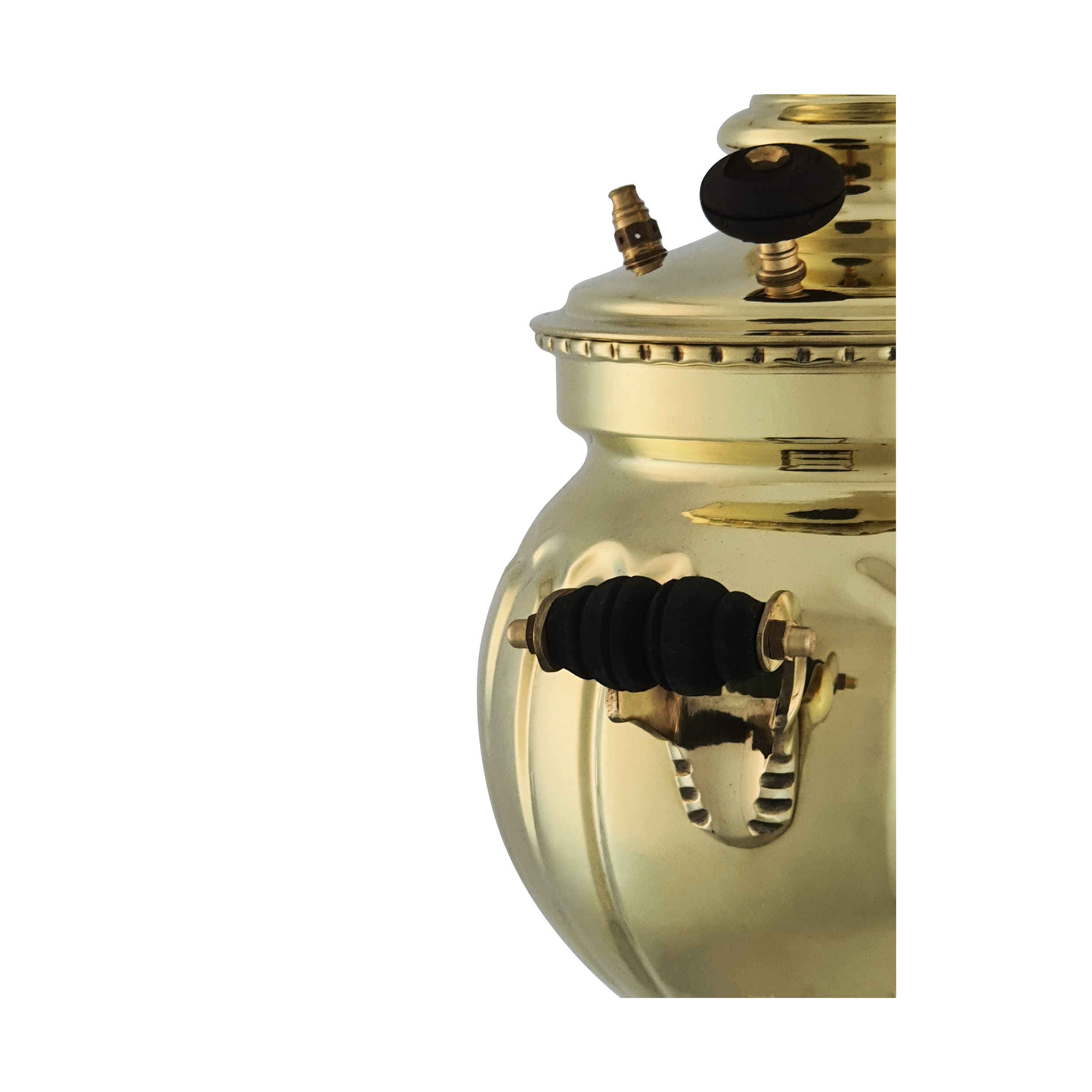 Price and Buy Persian Brass Samovar Decorative Charcoal Tea Maker 3.5 Liter - Image 4