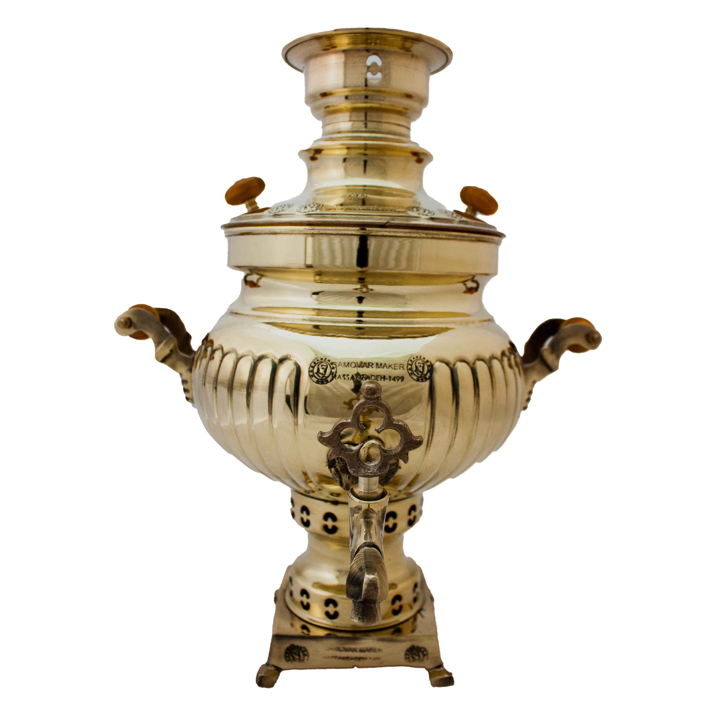 Price and Buy Persian Brass Samovar Decorative Charcoal Tea Maker 4.5 Liter
