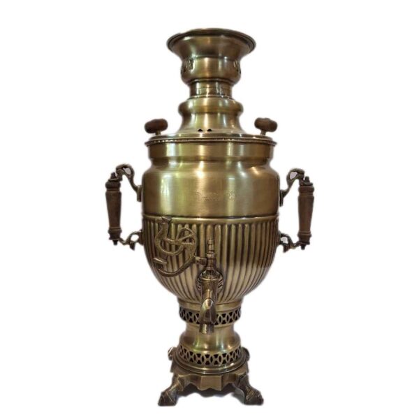 Price and Buy Persian Brass Samovar Decorative Charcoal Tea Maker 5.5-Liter_68fe07612beb1.jpeg Price and Buy Persian Brass Samovar Decorative Charcoal Tea Maker 5.5-Liter