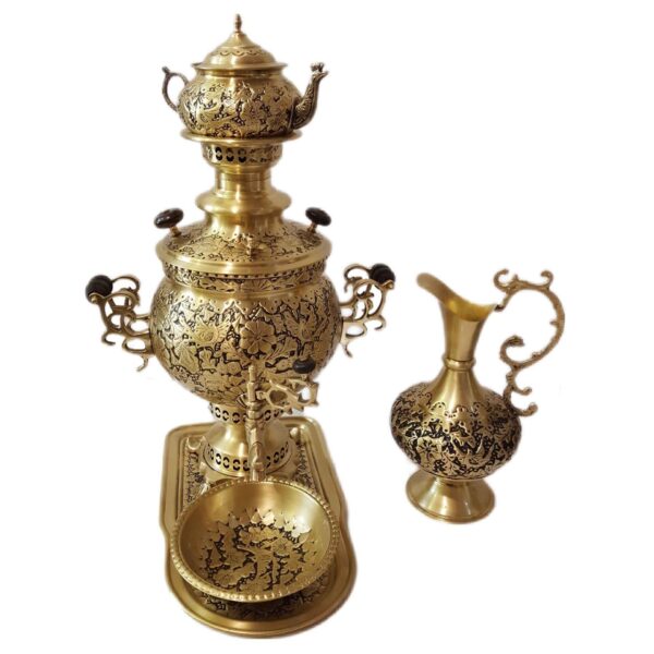 Price and Buy Persian Brass Samovar Decorative Charcoal Tea Maker 6-Liter_68fe06643af8a.jpeg Price and Buy Persian Brass Samovar Decorative Charcoal Tea Maker 6-Liter