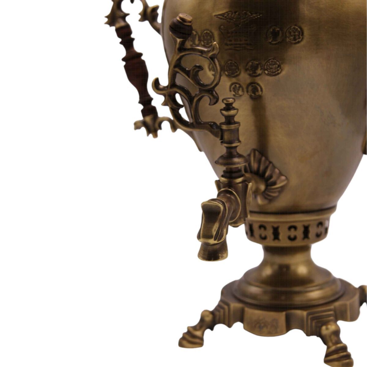 Price and Buy Persian Brass Samovar Decorative Charcoal Tea Maker 6-Liter - Image 4
