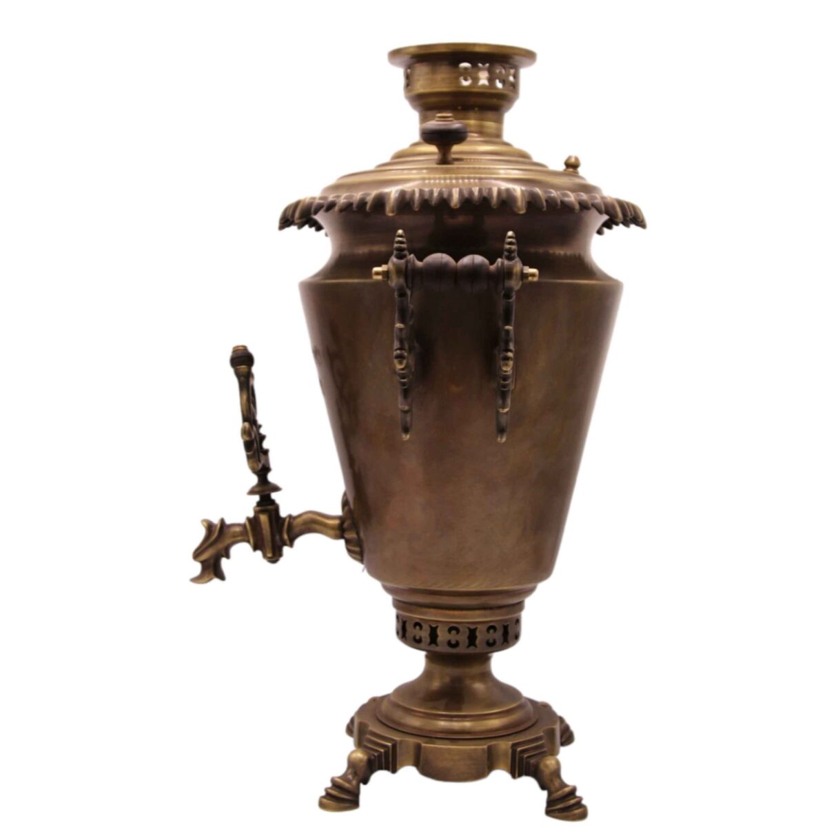 Price and Buy Persian Brass Samovar Decorative Charcoal Tea Maker 8-Liter - Image 3