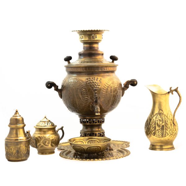 Price and Buy Persian Brass Samovar Decorative Charcoal Tea Maker Floral Motifs 6-Liter_68f7a379cbb8a.jpeg Price and Buy Persian Brass Samovar Decorative Charcoal Tea Maker Floral Motifs 6-Liter