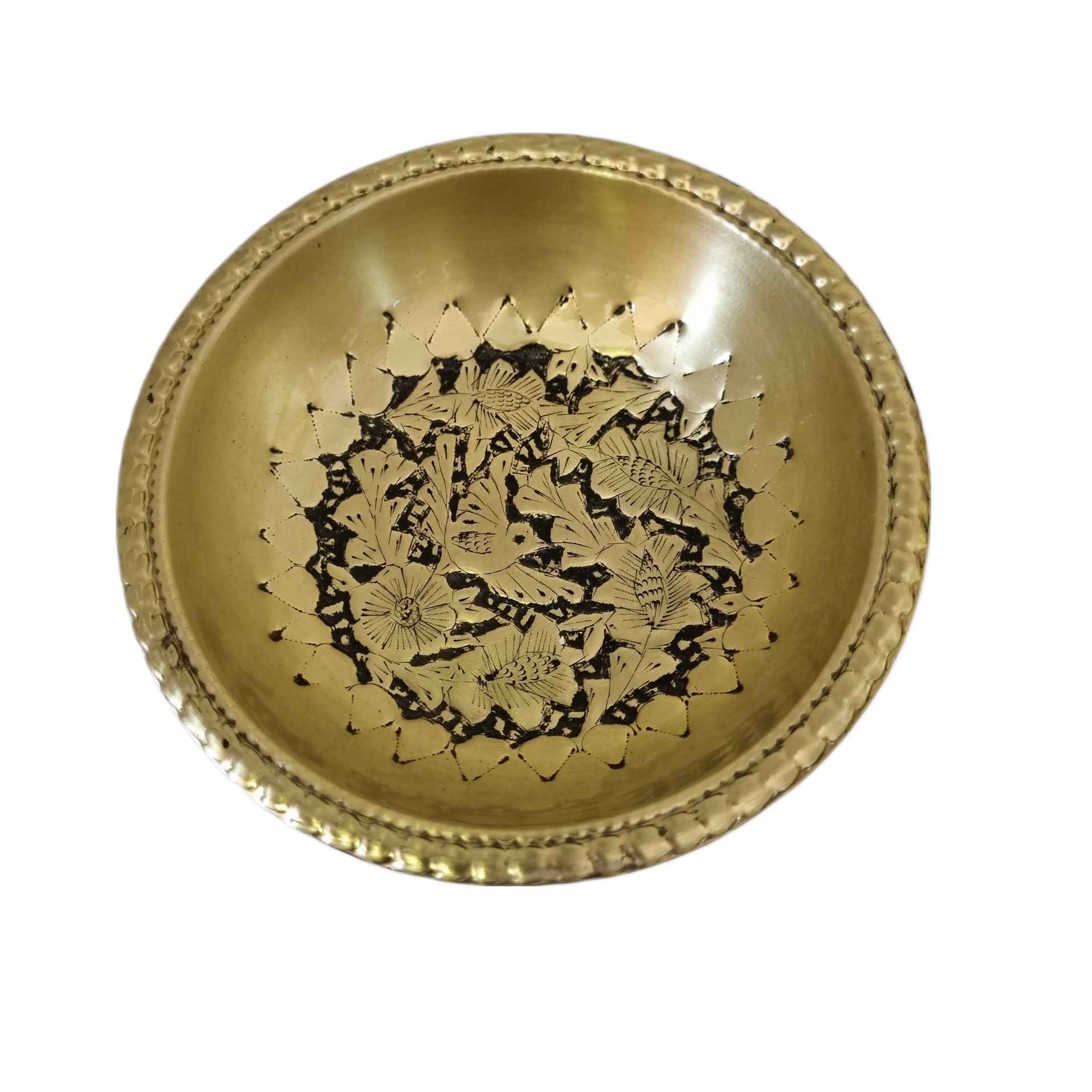 Price and Buy Persian Brass Samovar Decorative Charcoal Tea Maker Flower Motifs 6-Liter - Image 4
