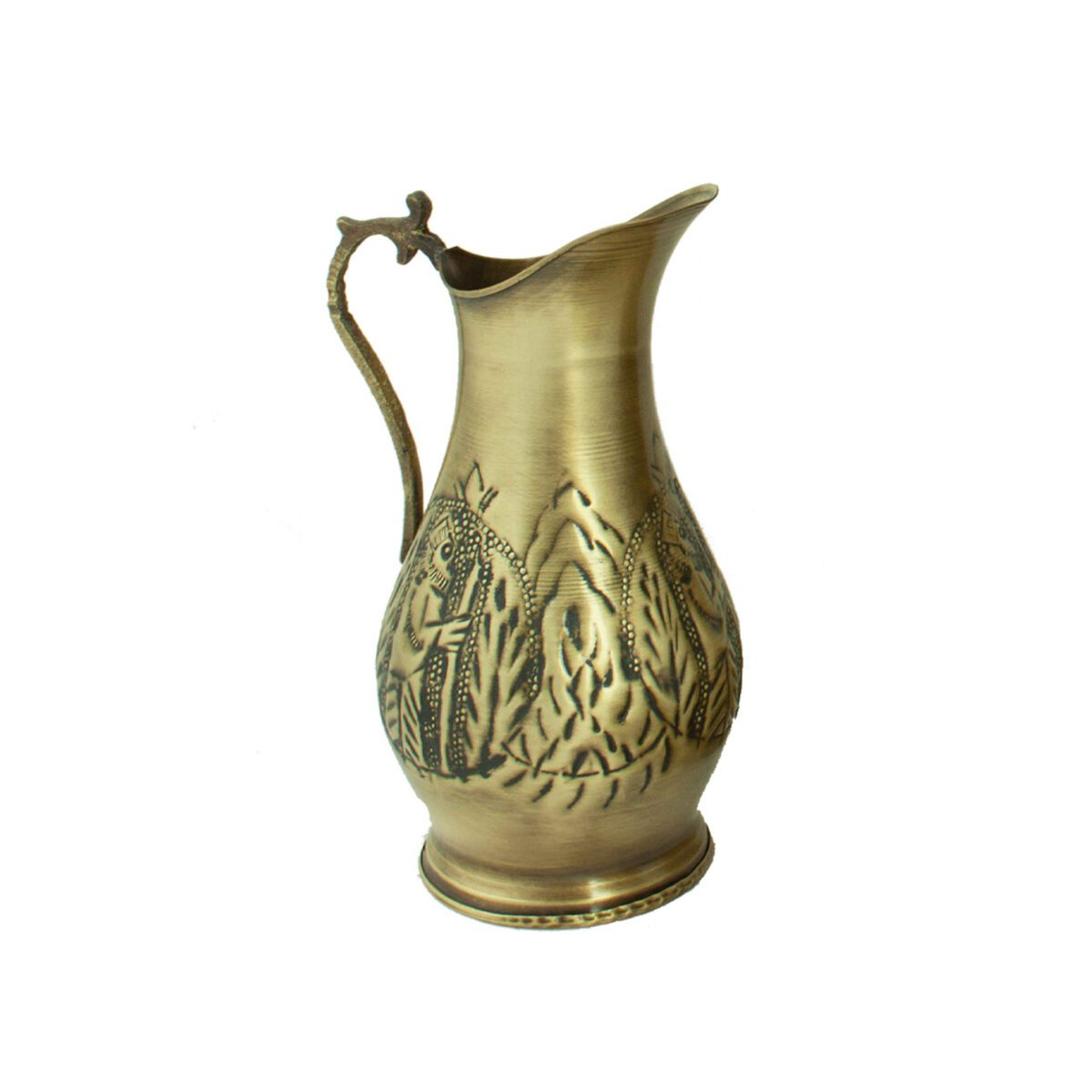 Price and Buy Persian Brass Samovar Decorative Charcoal Tea Maker with Achaemenid Design 5-Liter - Image 4