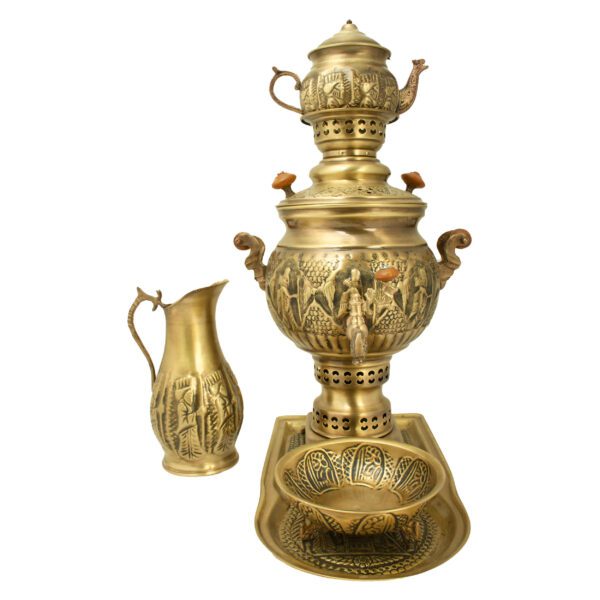 Price and Buy Persian Brass Samovar Decorative Charcoal Tea Maker with Achaemenid Design 5-Liter_68fe05f729367.jpeg Price and Buy Persian Brass Samovar Decorative Charcoal Tea Maker with Achaemenid Design 5-Liter