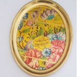 Price and Buy Persian Brass Serving Tray Elegance in Floral Design - Image 3