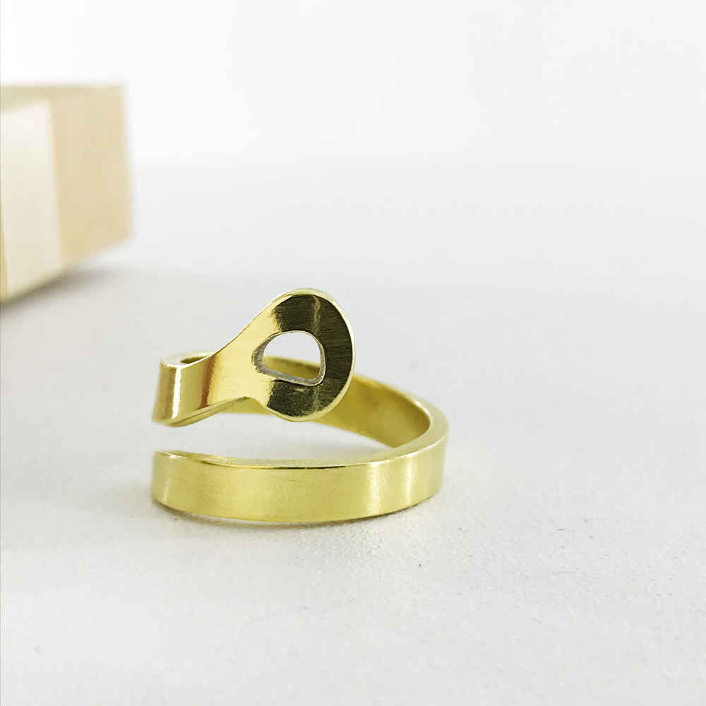 Price and Buy Persian Brass Signet Ring for Women with Letter Design - Image 3