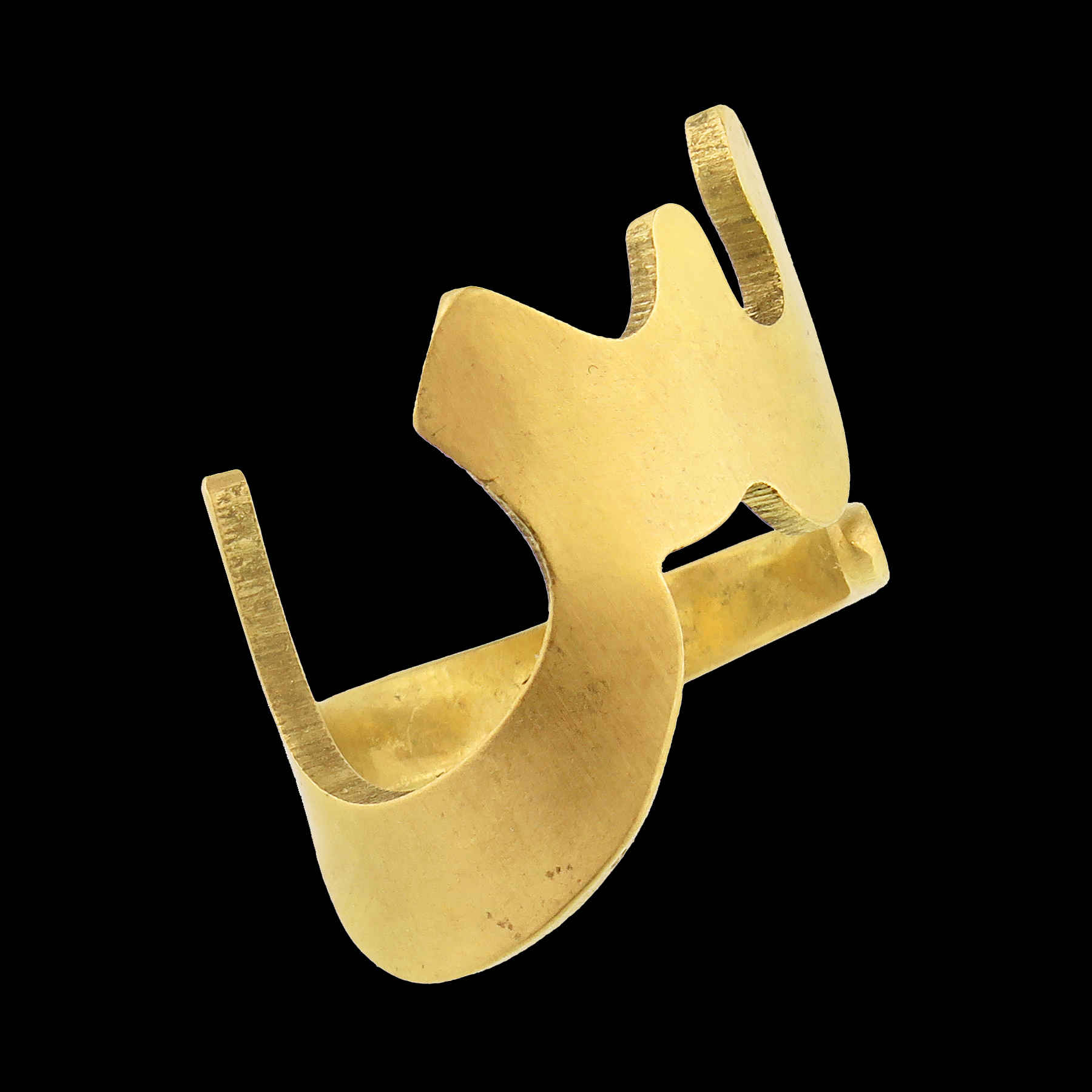 Price and Buy Persian Brass Signet Ring for Women with Letter Design - Image 4