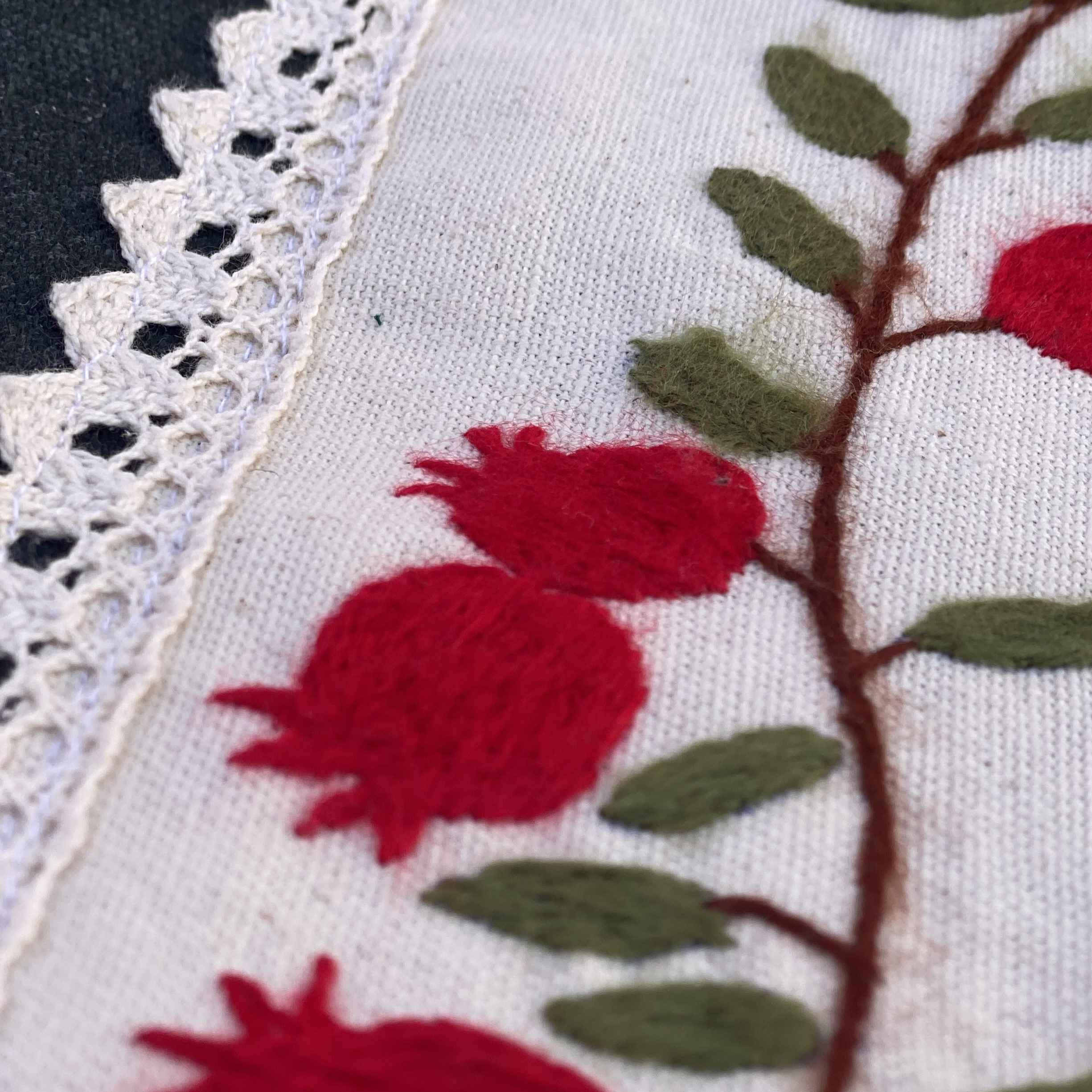Price and Buy Persian Bukhara Embroidery Makeup Bag with Pomegranates Design - Image 9