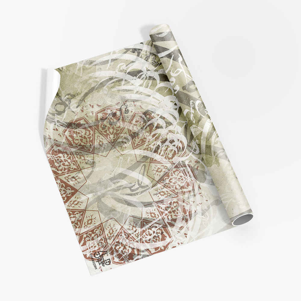 Price and Buy Persian Calligraphy Wallpaper Model Taslim for Modern Interiors - Image 3