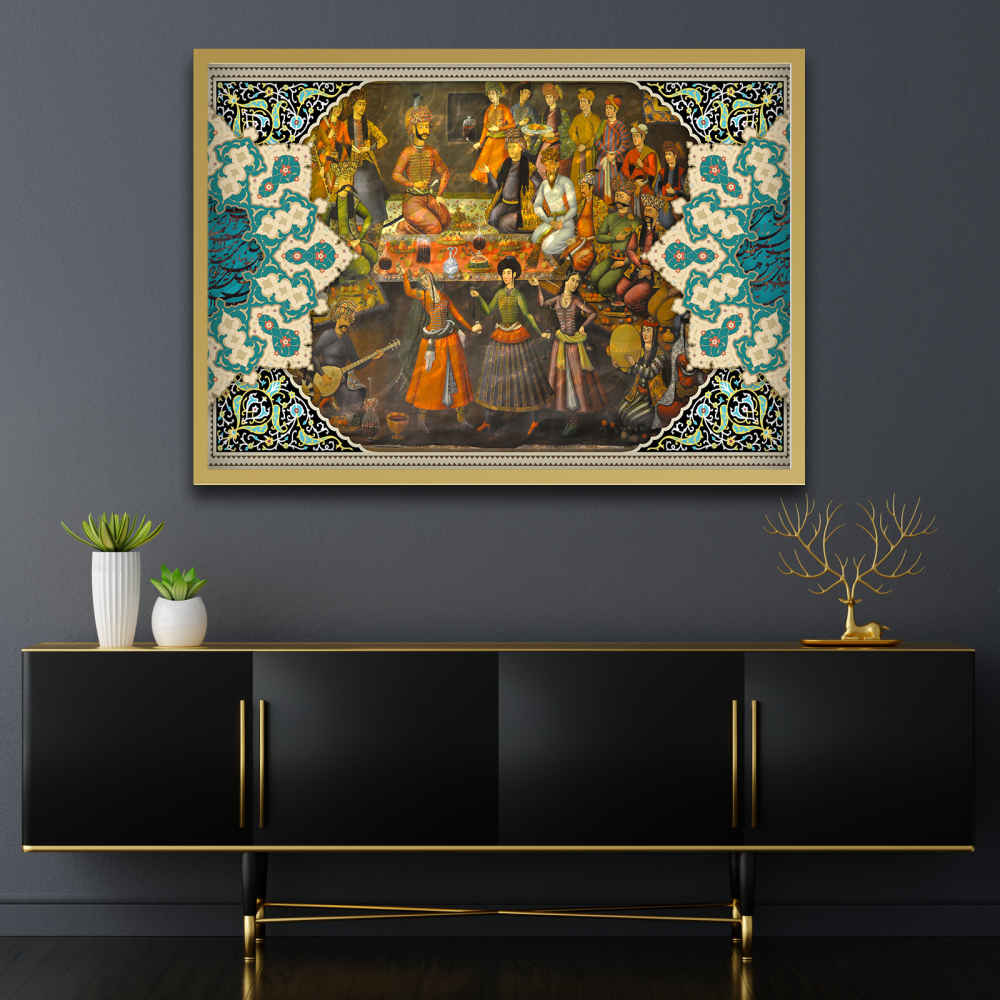 Price and Buy Persian Canvas Art – Printed Bazm